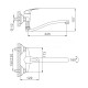 Смеситель для ванны FRAP F2139-B, хром
