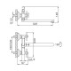 Смеситель для ванны FRAP F2225, хром