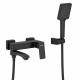 Смеситель для ванны FRAP F3276-6, черный