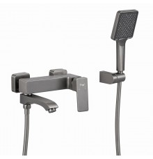 Смеситель для ванны FRAP F3276-9, оружейная сталь