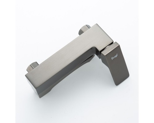 Смеситель для ванны FRAP F3276-9, оружейная сталь