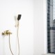 Смеситель для ванны FRAP F3291-23, золотой сатин