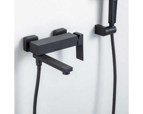 Смеситель для ванны FRAP F3291-6, черный