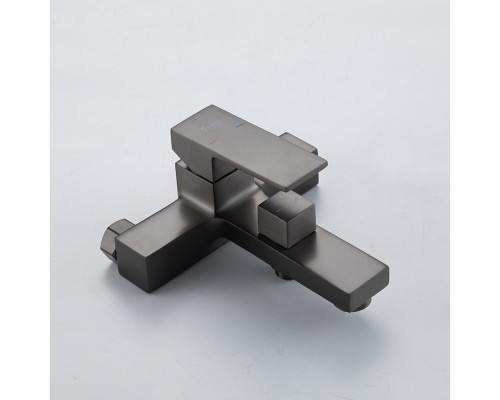 Смеситель для ванны FRAP F3291-29, оружейная сталь