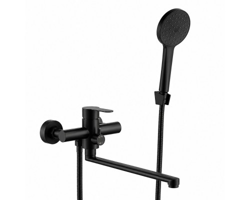 Смеситель для ванны FRAP F22801-26, черный