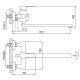 Смеситель для ванны FRAP F22801-26, черный