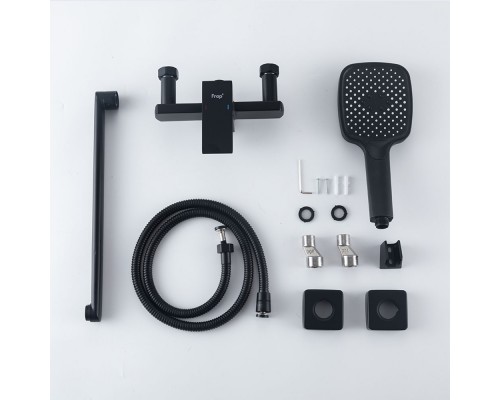 Смеситель для ванны FRAP F22802-26, черный
