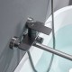 Смеситель для ванны FRAP F22806-9, оружейная сталь