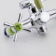 Смеситель для ванны FRUD R22118-6, хром/зеленый