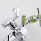 Смеситель для ванны FRUD R22118-6, хром/зеленый