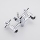Смеситель для ванны FRUD R22118-7, хром/белый