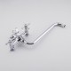 Смеситель для ванны FRUD R22118-7, хром/белый