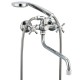 Смеситель для ванны FRUD R22118-7, хром/белый