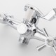 Смеситель для ванны FRUD R22118-7, хром/белый