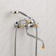 Смеситель для ванны FRUD R22118-9, хром/желтый