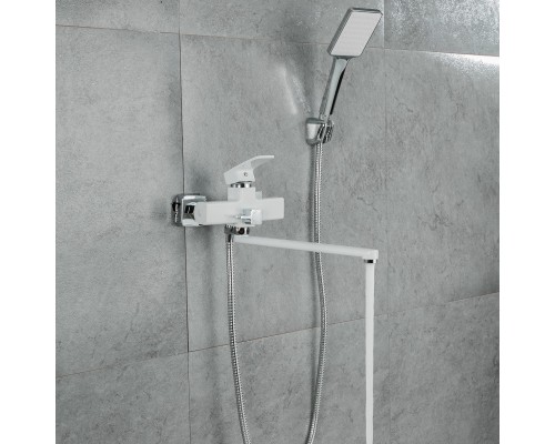 Смеситель для ванны FRUD R22153, белый