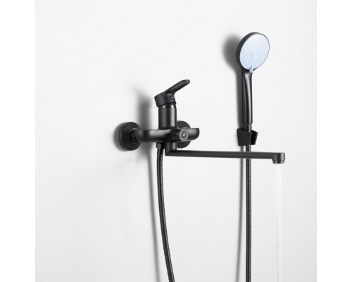 Смеситель для ванны FRUD R22157-6, черный