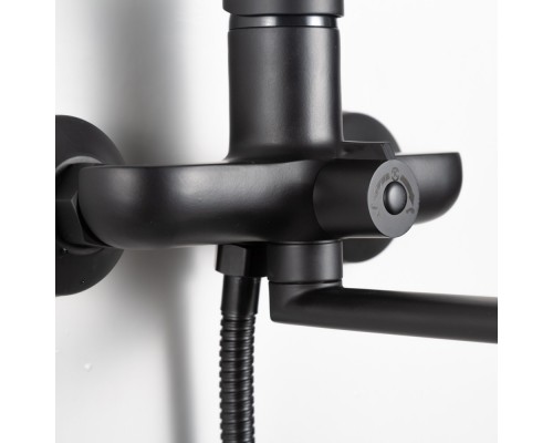Смеситель для ванны FRUD R22157-6, черный