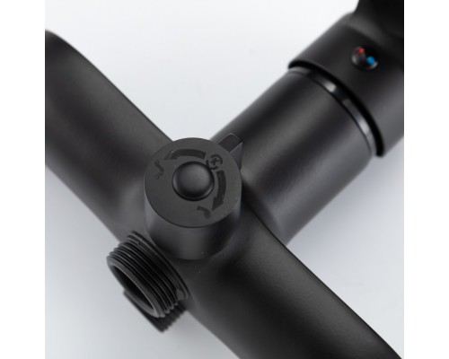 Смеситель для ванны FRUD R22157-6, черный
