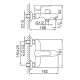 Смеситель для ванны FRUD R32157-6, черный