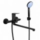 Смеситель для ванны FRUD R22158-6, черный