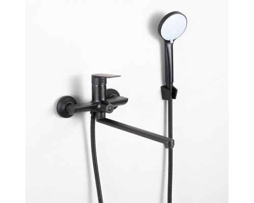 Смеситель для ванны FRUD R22158-6, черный