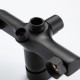Смеситель для ванны FRUD R22158-6, черный