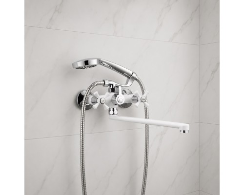 Смеситель для ванны FRUD R22332, белый