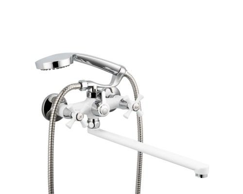 Смеситель для ванны FRUD R22332, белый