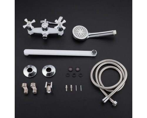 Смеситель для ванны FRUD R22332, белый