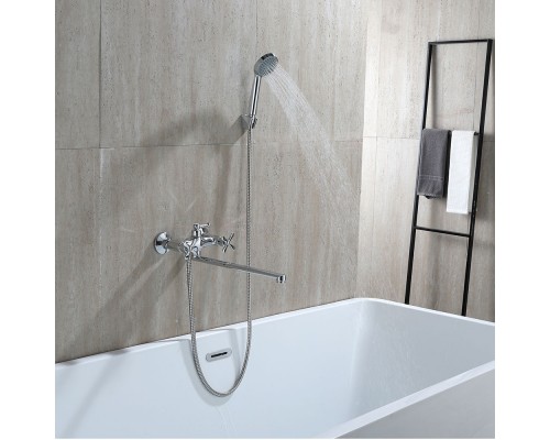 Смеситель для ванны FRUD R22601, хром