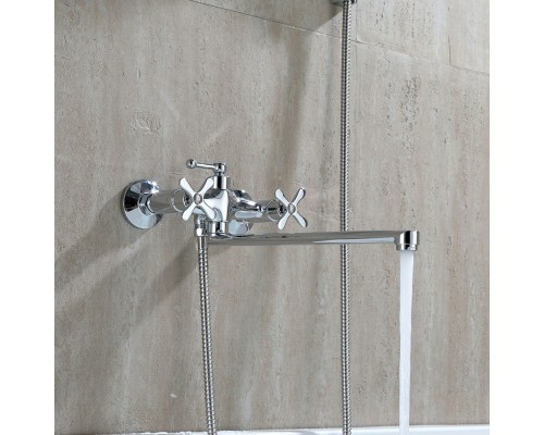 Смеситель для ванны FRUD R22601, хром