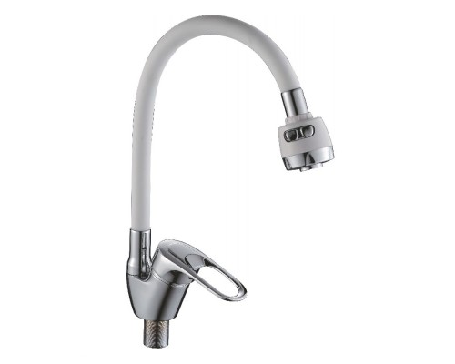Смеситель для кухни Cron CN4304, белый