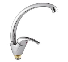 Смеситель для кухни Cron CN4129-2, хром