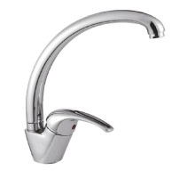 Смеситель для кухни Cron CN4129, хром