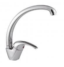 Смеситель для кухни Cron CN4129, хром