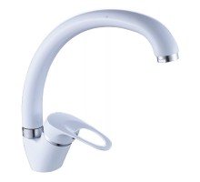 Смеситель для кухни Cron CN4113-8, белый