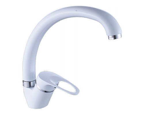 Смеситель для кухни Cron CN4113-8, белый