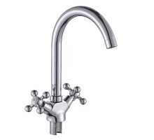 Смеситель для кухни Cron CN4719, хром