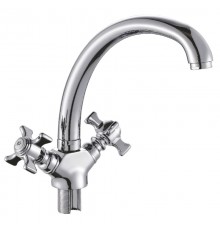 Смеситель для кухни Cron CN4724, хром