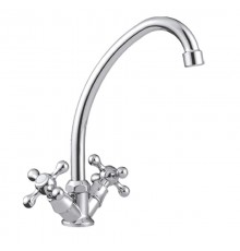 Смеситель для кухни Cron CN4008, хром