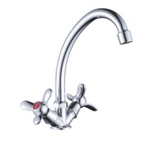 Смеситель для кухни Cron CN4012, хром