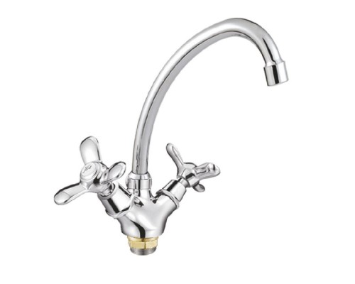 Смеситель для кухни Cron CN4112-2, хром