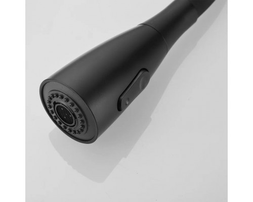 Смеситель для кухни с гибким изливом Shevanik S843H-3, черный