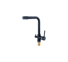 Смеситель для кухни с подключением фильтра для воды D-Lin D159315-1A, черный