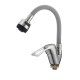 Смеситель для кухни с гибким изливом D-Lin D150422-2T, хром/серый