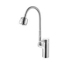 Смеситель для кухни с гибким изливом D-Lin D157315-T, хром
