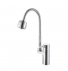 Смеситель для кухни с гибким изливом D-Lin D157315-T, хром