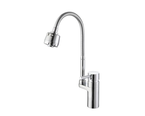 Смеситель для кухни с гибким изливом D-Lin D157315-T, хром