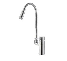 Смеситель для кухни с гибким изливом D-Lin D157315-Q, хром